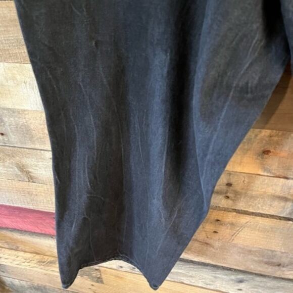 Old Navy Black Distressed High Rise Straight Leg Jeans Size 20 - Picture 12 of 14